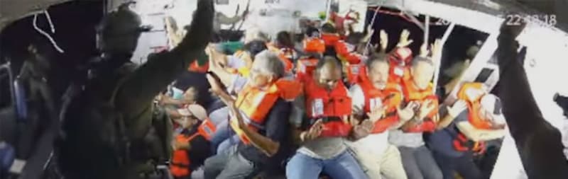 Israel intercepts aid ship heading to Gaza.