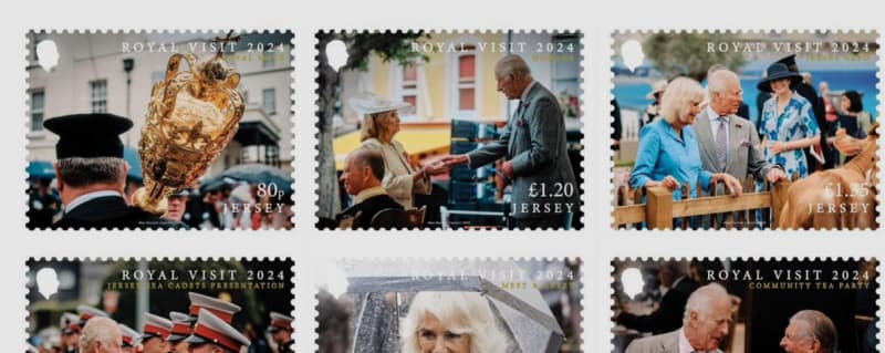 New stamps celebrate one year since royal visit.