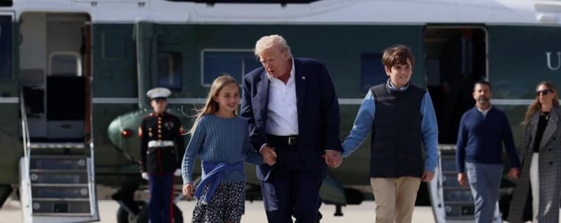 Trump returns to US after busy Scotland visit