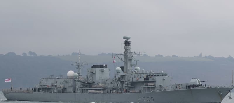 China issues warning to UK and US over naval ships in Taiwan Strait