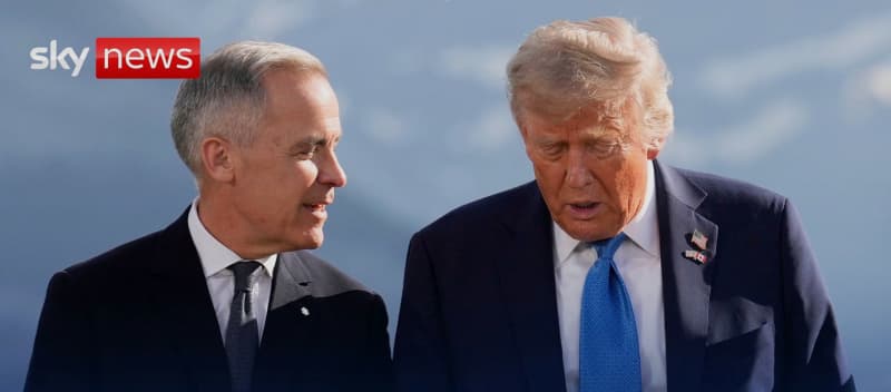 Donald Trump welcomes Canada's Mark Carney at White House