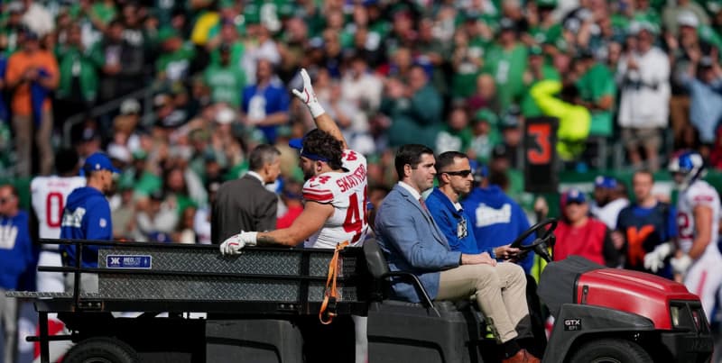 Giants Running Back out vs. Eagles After Ankle Injury