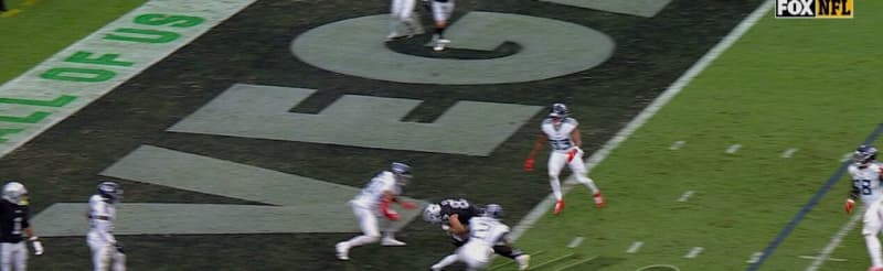 Raiders extend lead with Geno Smith touchdown pass to Michael Mayer