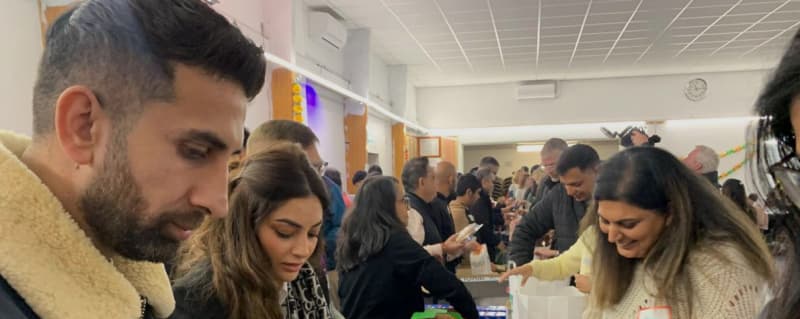 Volunteers Prepare Hampers for Diwali in Leicestershire